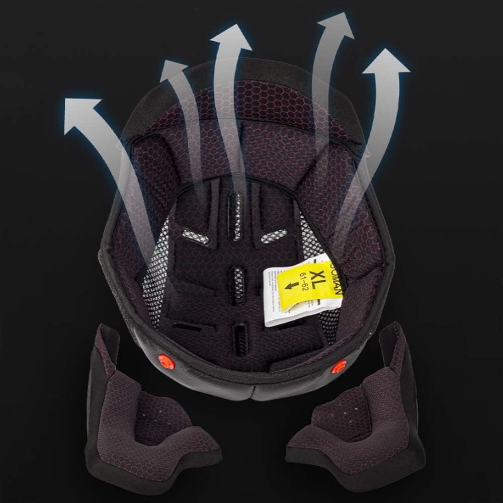 Casque De Moto Modulaire Bluetooth Casque Avant Rabattable Double Visière Adulte Casque Intégral Intégré pour Les Hommes Et Les Femmes 55-64cm ECE Approuvé