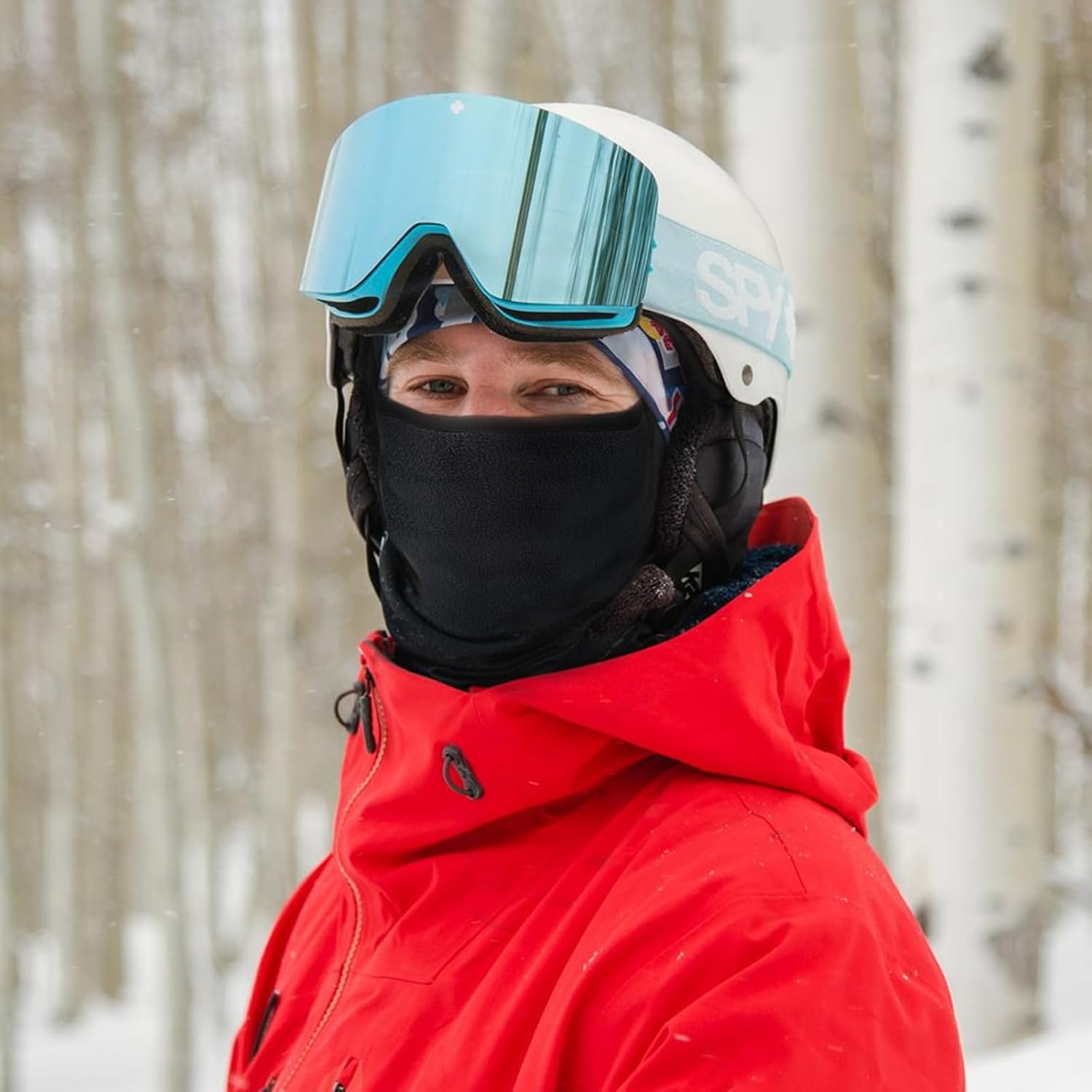 2 Pièces Cagoule Moto Polaire Balaclava Hiver, Masque De Ski, Coupe-Vent Cagoule Multifonction, Chaud ＆ Couvre-Visage Respirant pour Homme Femme, Masque Cache-Cou pour la Cyclisme, Noir